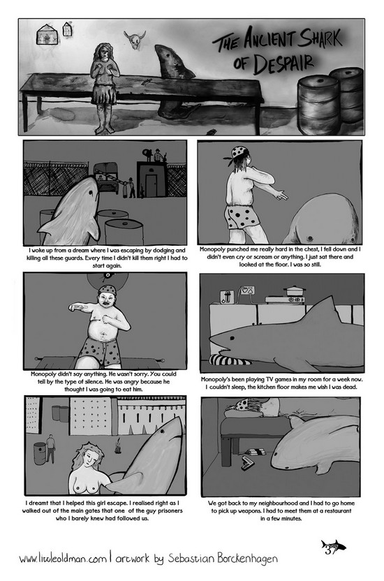 The Ancient Shark Of Despair's Second Comic by Sebastian Borckenhagen Page 1